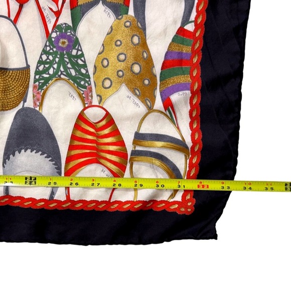 Salvatore Ferragamo multicolour  shoe collection silk scarf - 33x34 - Picture 6 of 7
